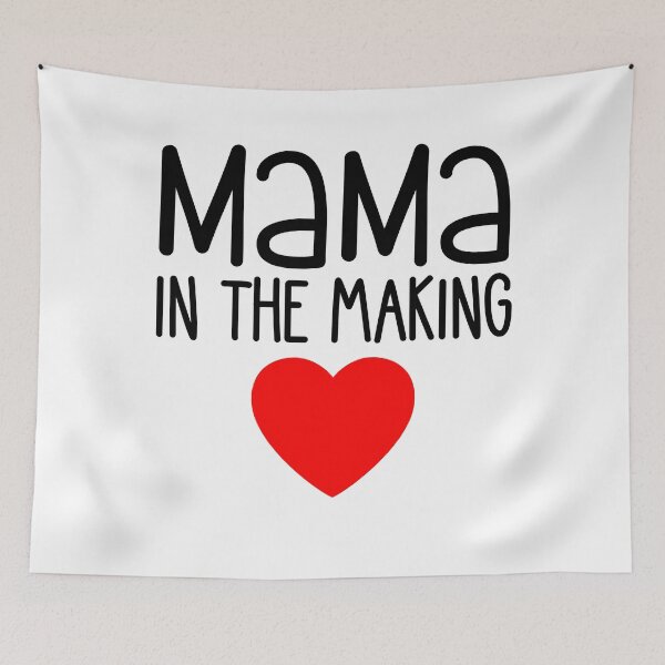 Item preview, Mama In The Making. Mommy To Be. Black and Red designed and sold by That Cheeky Tee.