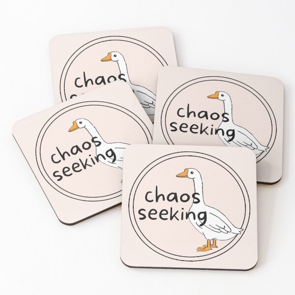 Item preview, Chaos Seeking Pastel Pink Goose Circle designed and sold by Pink Ribbon.