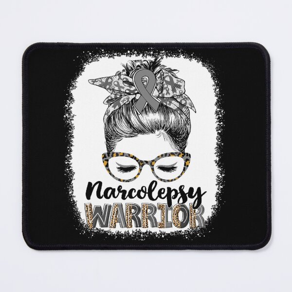 Item preview, Messy Bun Leopard Narcolepsy Warrior designed and sold by rechardtee.