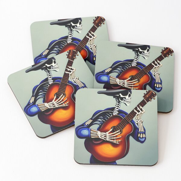 Item preview, Skeleton Playing Guitar designed and sold by GwendolynFrost.