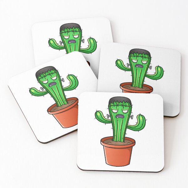 Item preview, Cactustein - Frankenstein Monster Cactus designed and sold by Amy Farmer.