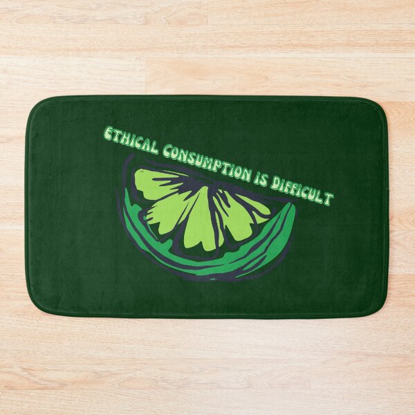 Item preview, Ethical Consumption is Difficult Lime Green designed and sold by Pink Ribbon.