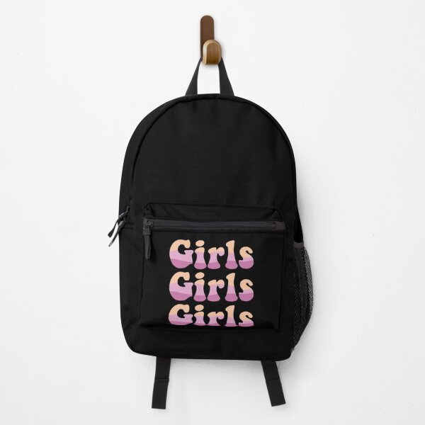 Item preview, Girls Girls Girls Lesbian Pride Groovy Wavy Sticker designed and sold by sarascoprox.