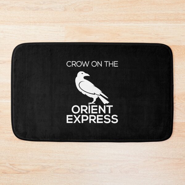 Item preview, Murder on the Orient Express Movie Dad joke | Crow on the orient express designed and sold by Dadabase Merch.