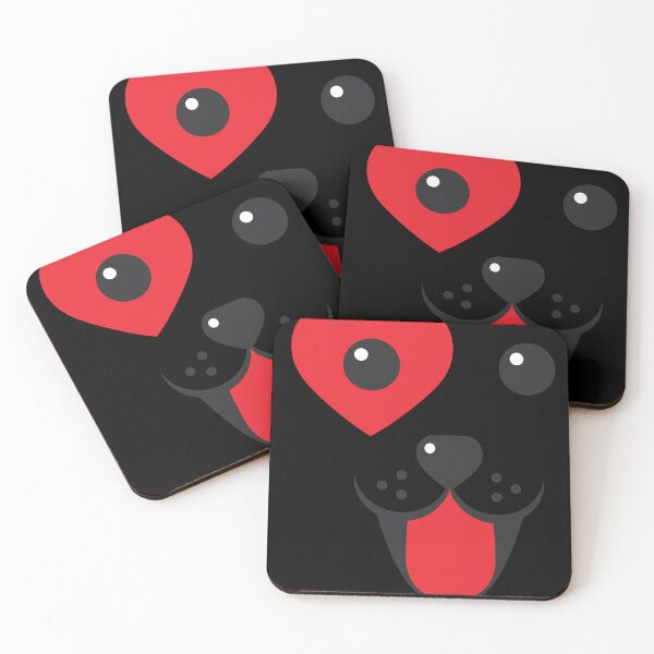 Item preview, Red Heart Puppy Face MouskiStyle designed and sold by MouskiStyle.