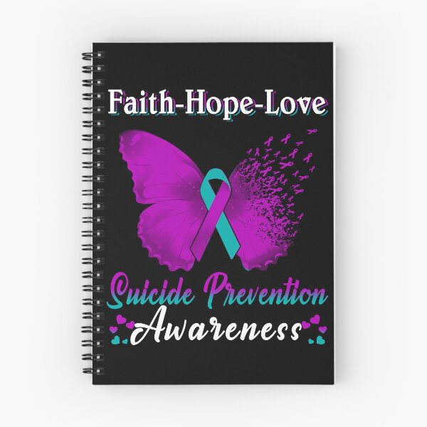 Item preview, Faith Hope Love Butterfly Suicide Prevention Awareness designed and sold by Gillosina.