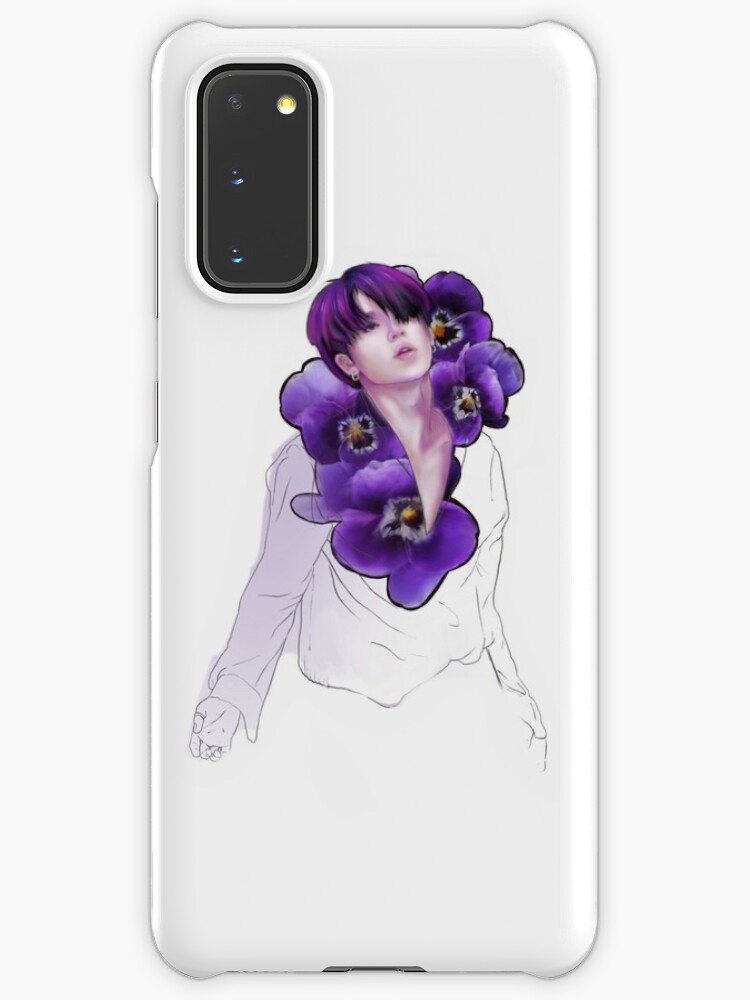 Bts Park Jimin Floral Flower Design Case Skin For Samsung Galaxy By Herzchen Redbubble