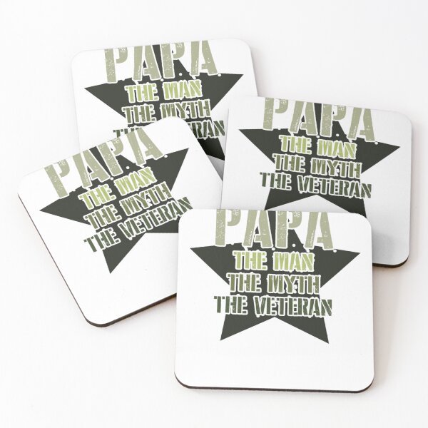 Item preview, Papa the man the myth the veteran. Perfect present for mom mother dad father friend him or her  designed and sold by Dorothy Dempsey.