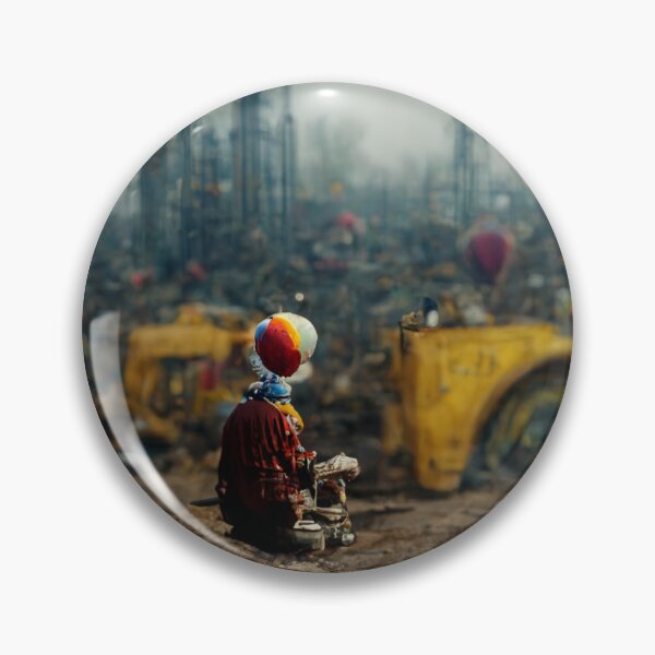 Item preview, single clown designed and sold by ia-creating-art.