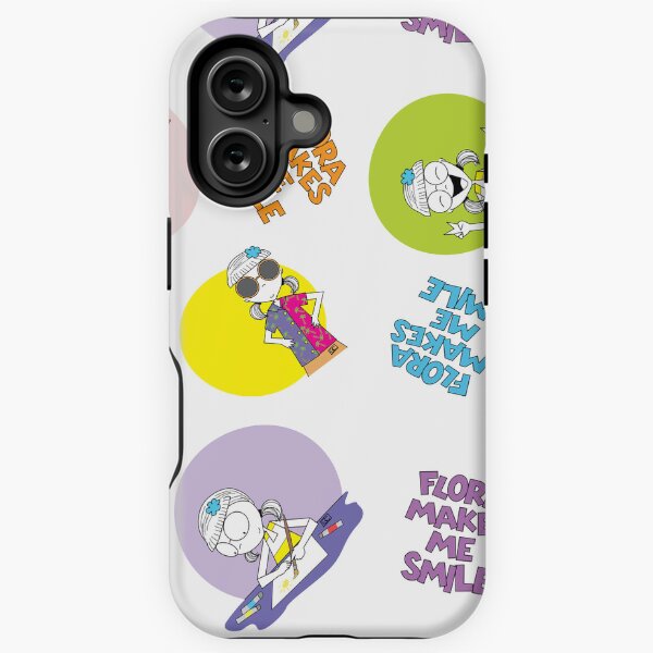 FLORA MAKES ME SMILE iPhone Tough Case