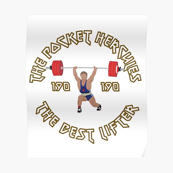 "Weightlifting "The Pocket Hercules" Olympic Champion" Poster for Sale