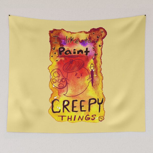 Item preview, "I like to Paint Creepy Things" Watercolor Ghost designed and sold by SaradaBoru.