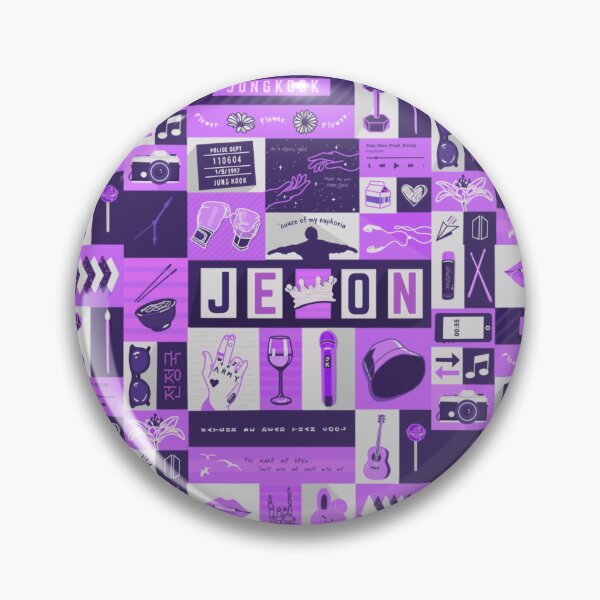 Item preview, Jungkook collage [purple] designed and sold by OUaTPreachers.