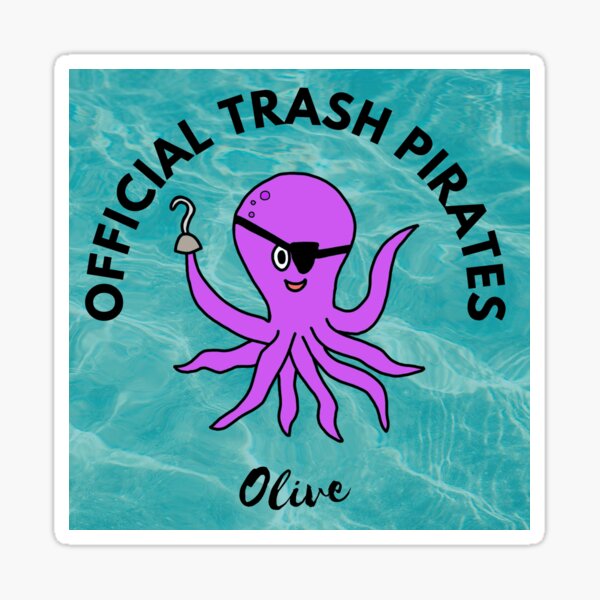 Olive the Octopus Sticker