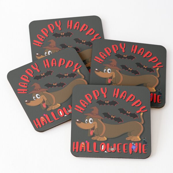 Item preview, Cute Happy Happy Halloweenie Dog designed and sold by Lovemountain.