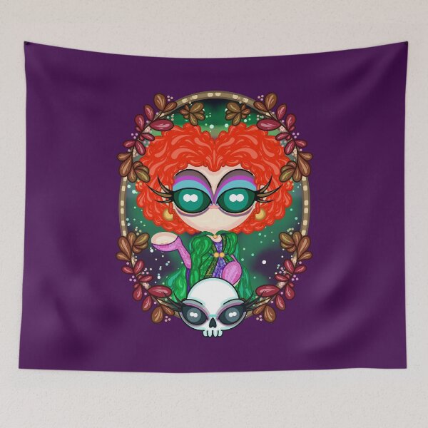 Item preview, portrait of winifred designed and sold by tentaclemade.