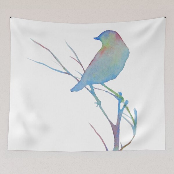Artikelvorschau, Aquarell minimalistischer Vogel entworfen und verkauft von Printblisshop.