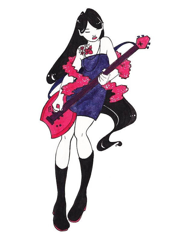 "Marceline bass" by Amygee Redbubble