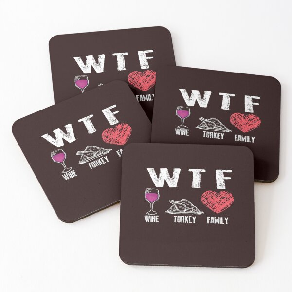 Item preview, Wtf Wine Turkey Family Funny Thanksgiving Day designed and sold by Best Selling ⭐⭐⭐⭐⭐(9.0).