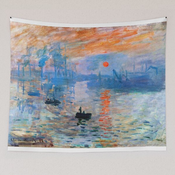 Item preview,  Claude Monet's Impression, Sunrise (1872) designed and sold by VintageArtRepro.