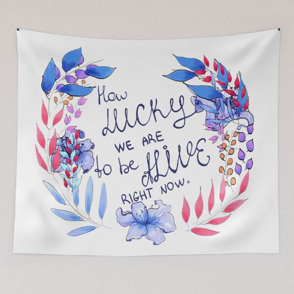 Item preview, How Lucky We Are designed and sold by Eugenia Kazak.
