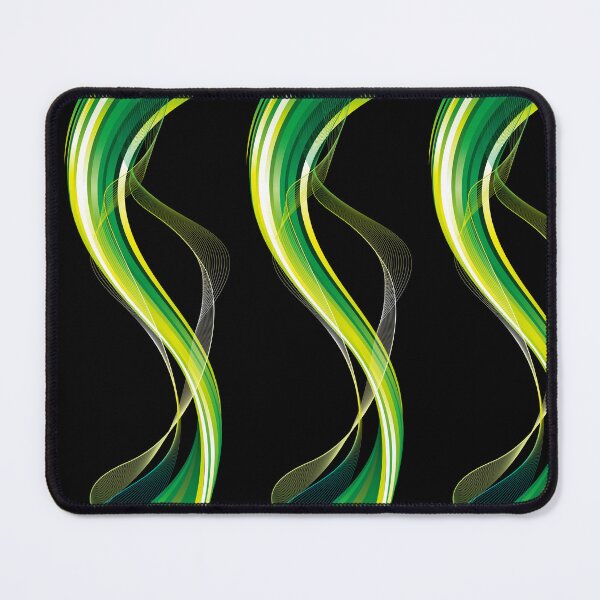 Item preview, Green Euclidean, Grass Green Colorful Silk Background, green and white swirling pattern designed and sold by AnadAA.