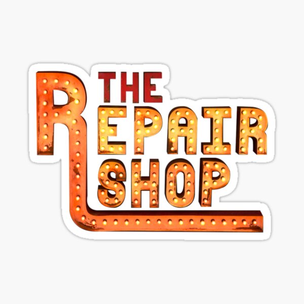 the-repair-shop-sticker-for-sale-by-londowndesign-redbubble