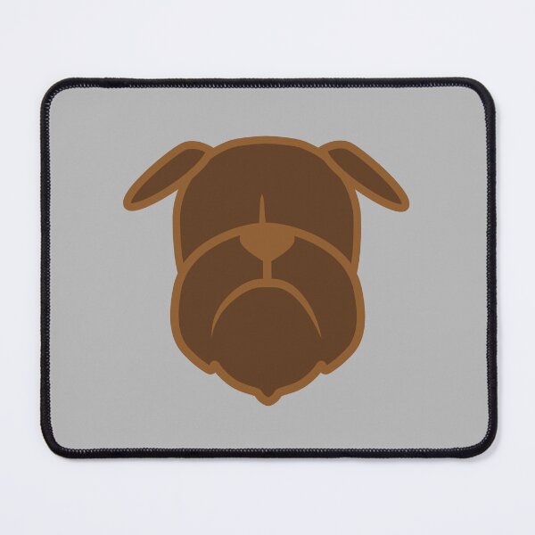 Item preview, Brown Bruss - Brussels Griffon dog silhouette -  Griff dog face design - Brown Brussels Griffon designed and sold by smooshfaceutd.