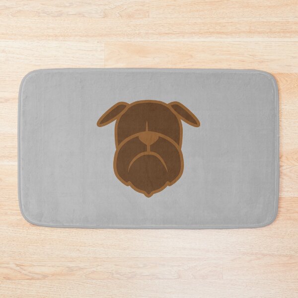 Item preview, Brown Bruss - Brussels Griffon dog silhouette -  Griff dog face design - Brown Brussels Griffon designed and sold by smooshfaceutd.