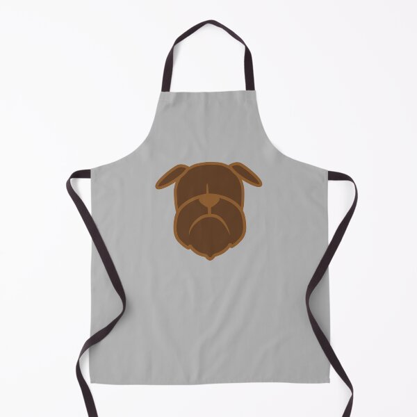 Item preview, Brown Bruss - Brussels Griffon dog silhouette - Griff dog face design - Brown Brussels Griffon designed and sold by smooshfaceutd.