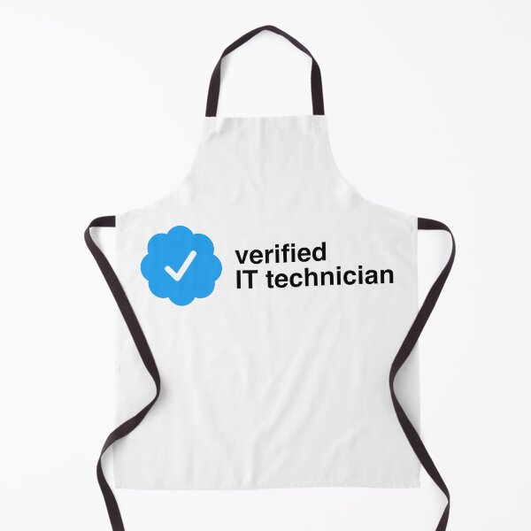 Item preview, Verified IT technician | certification checkmark designed and sold by CodingStore  ★★★★★.