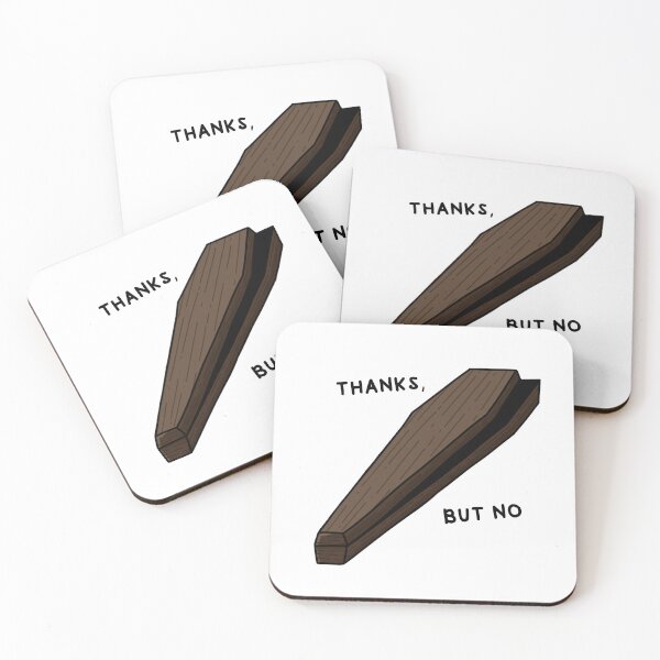 Item preview, Thanks, but no designed and sold by Leonarda-Saad.