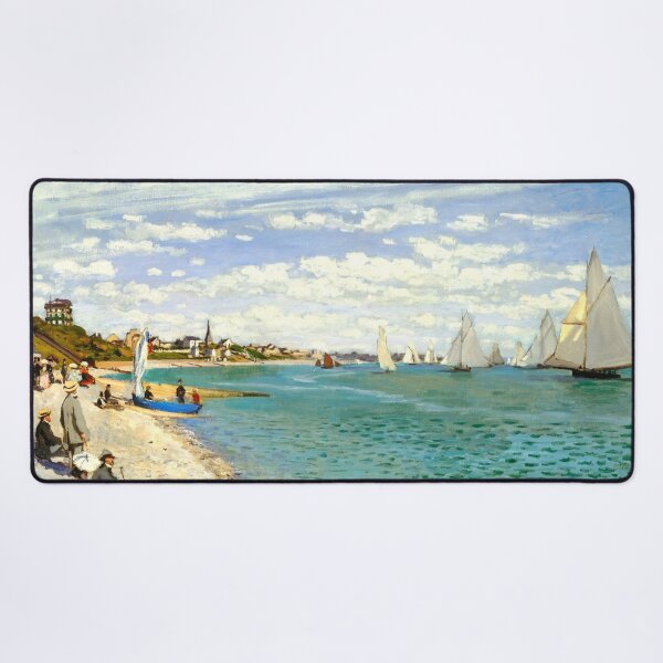 Artikelvorschau, Claude Monet Regatta in Sainte-Adresse (1867) entworfen und verkauft von VintageArtRepro.