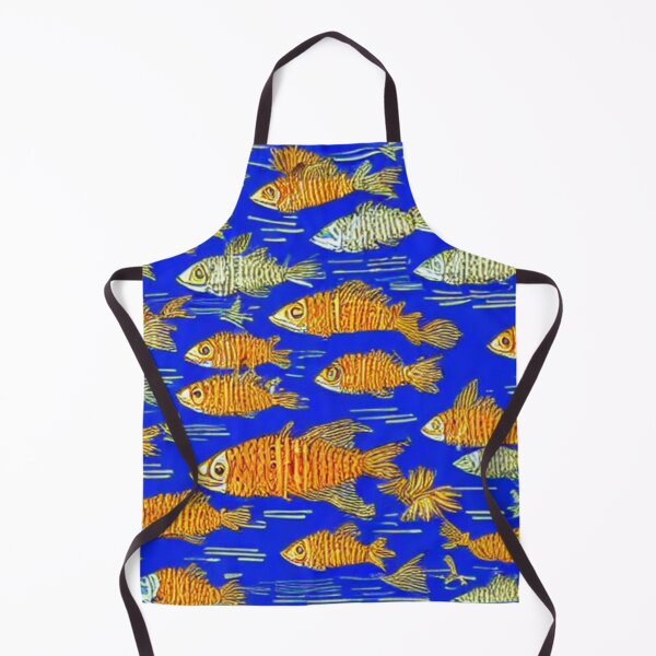 Item preview, striped fish patterns designed and sold by ArteEterno.