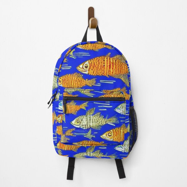 Vista previa del artículo con la obra «Patrones de peces con rayas», diseñado y vendido por ArteEterno.