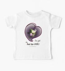 wildflower, Best Mum EVER! heart Baby Tee