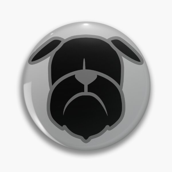 Item preview, Black Bruss - Brussels Griffon dog silhouette -  Griff dog face design - Brown Brussels Griffon designed and sold by smooshfaceutd.
