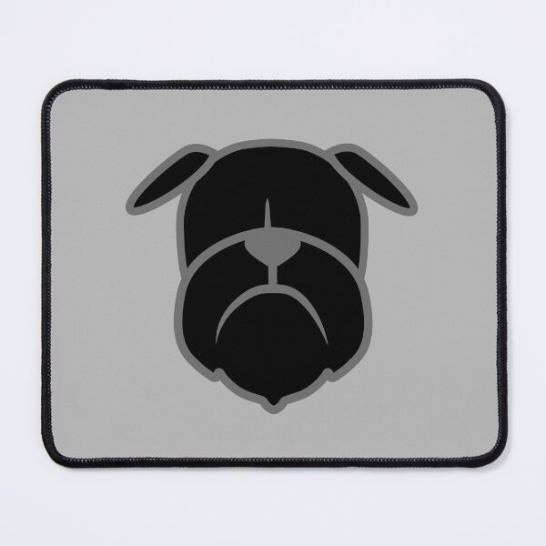 Item preview, Black Bruss - Brussels Griffon dog silhouette - Griff dog face design - Brown Brussels Griffon designed and sold by smooshfaceutd.
