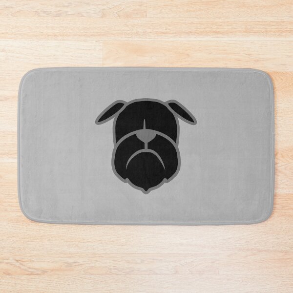 Item preview, Black Bruss - Brussels Griffon dog silhouette -  Griff dog face design - Brown Brussels Griffon designed and sold by smooshfaceutd.