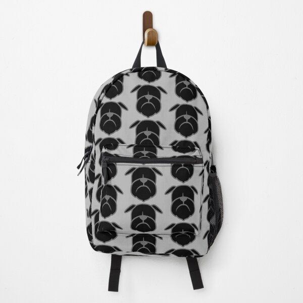 Item preview, Black Bruss - Brussels Griffon dog silhouette - Griff dog face design - Brown Brussels Griffon designed and sold by smooshfaceutd.