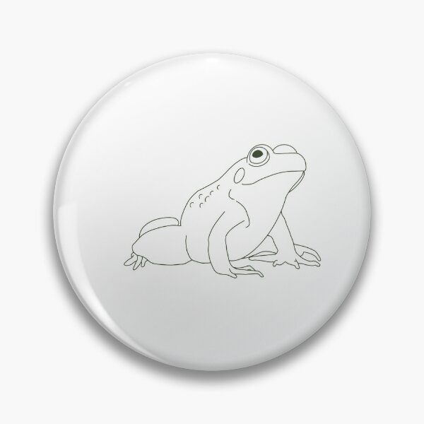 Item preview, Olive Green Frog Outline designed and sold by becmitchell.