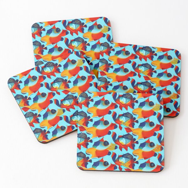 Item preview, fish patterns designed and sold by ArteEterno.