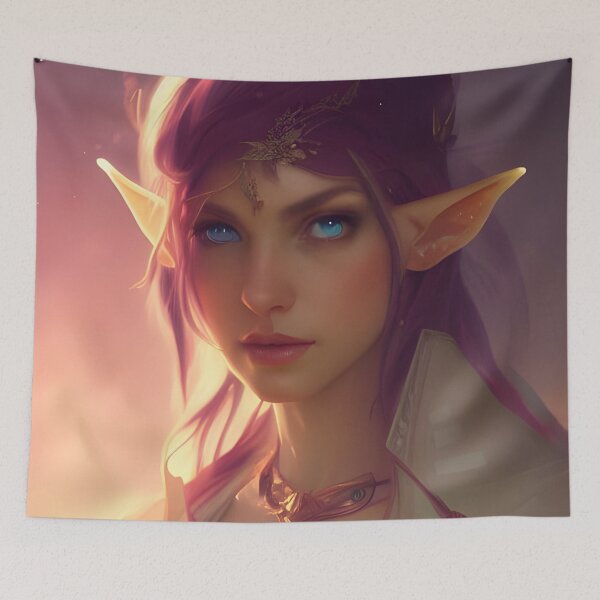Item preview, Cute Fantasy Elf Princess Purple  designed and sold by Eliteijr.