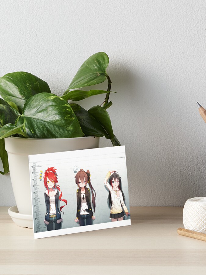 Anime Girls Money Heist Art Board Print for Sale by EmpireKitsune