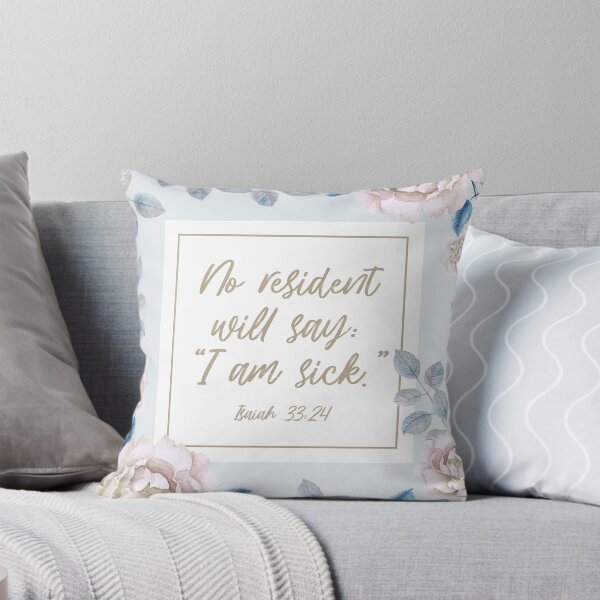 Item preview, ISAIAH 33:24 designed and sold by Paper Bee Gift Shop.