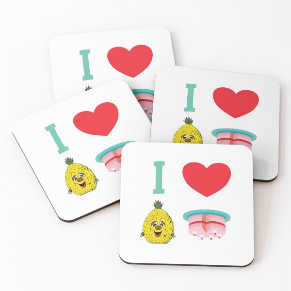 Item preview, I Heart Pineapple Upside Down Cake designed and sold by burbankdesigns.