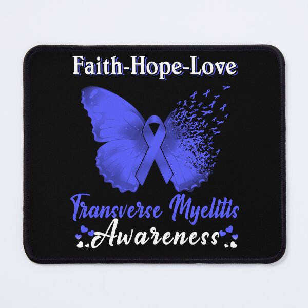 Item preview, Faith Hope Love Butterfly Transverse Myelitis Awareness designed and sold by Gillosina.