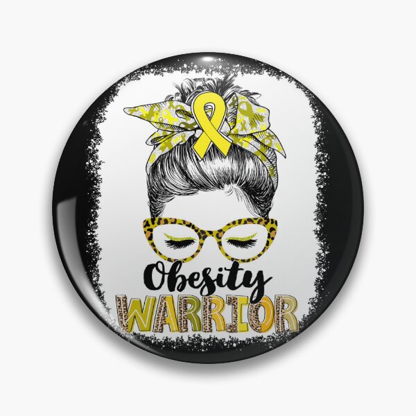 Item preview, Messy Bun Leopard Obesity Warrior designed and sold by rechardtee.