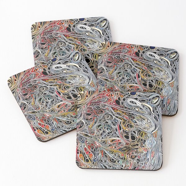 Item preview, Abstract psychedelic color painting designed and sold by thecocotouchart.