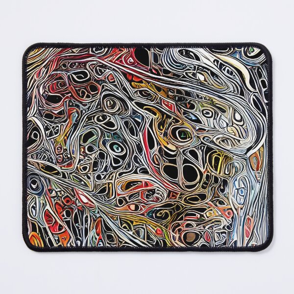 Item preview, Abstract psychedelic color painting designed and sold by thecocotouchart.